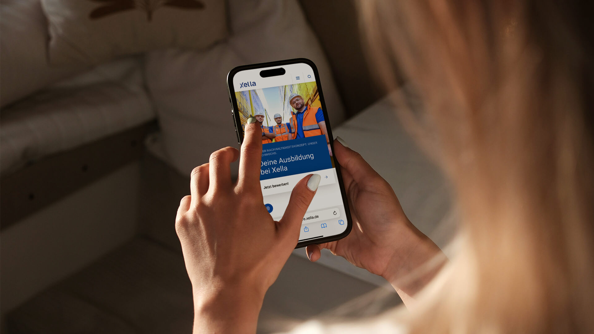 UX-Design des Karrierebereichs der Xella Gruppe
