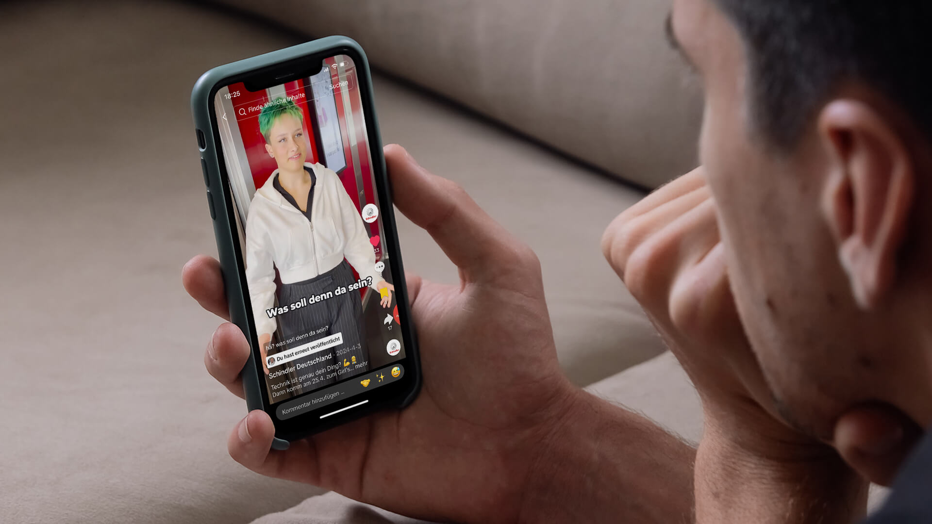TikTok Content Creation für Schindler Deutschland zum Girls Day